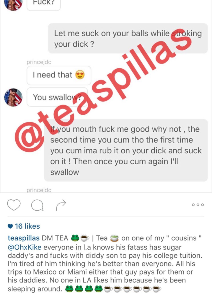 Justin combs gay convo 7a